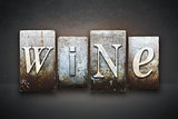 Wine Letterpress