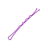 Hairclip in purple design