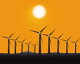 windmills to generate energy