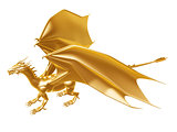 golden fire dragon