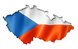 Czech flag map