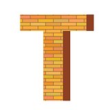 brick letter T
