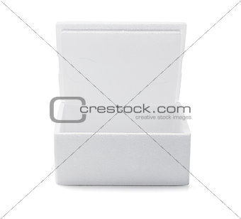 Open Styrofoam Box 