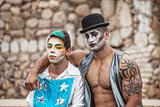 Two Male Cirque Performers