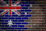 Dark brick wall - Australia