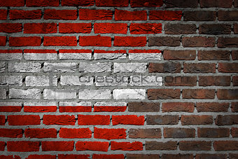 Dark brick wall - Austria