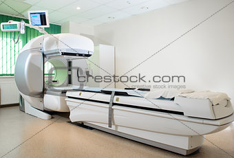 Equipment in oncology department. Nuclear Medicine