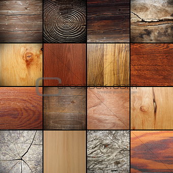 large collection of wood textures