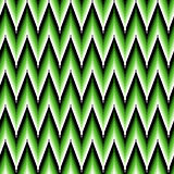 Seamless pattern with green zigzag elements