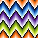 Seamless pattern with several colors zigzag elements