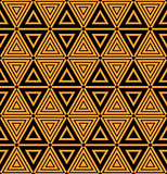 Seamless geometric triangles and diamonds pattern. 