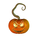 3d Halloween pumpkin