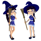 Cute 3d Witch