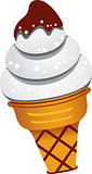 Abstract Ice Cream Cone