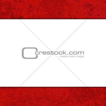 Grunge red and white background