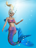 Mermaid in Aqua