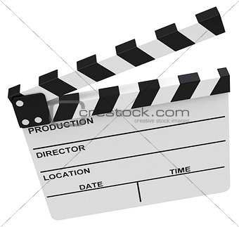 The clapperboard