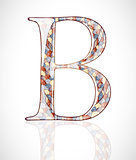 Abstract letter B.