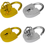The lock and key