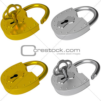 The lock and key