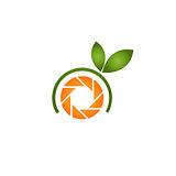 Orange photography logo