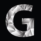 crystal letter  G
