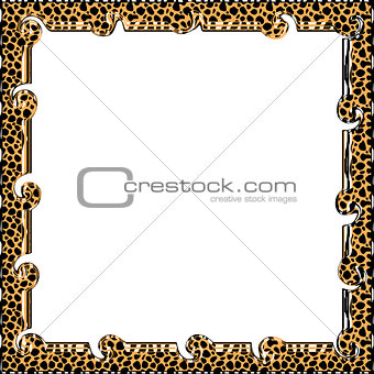 Abstract patterned frame 