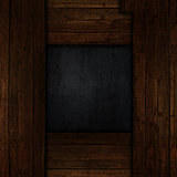 Grunge wood and metal background
