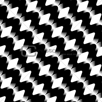 Design seamless stripy diamond zigzag pattern