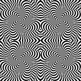 Design monochrome whirlpool illusion background