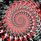 Design colorful twirl movement ellipse background