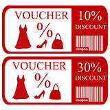 10% and 30% discount vouchers