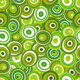 Green background with round shapes
