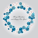 Abstract Beauty Christmas and New Year Background. Vector Illust
