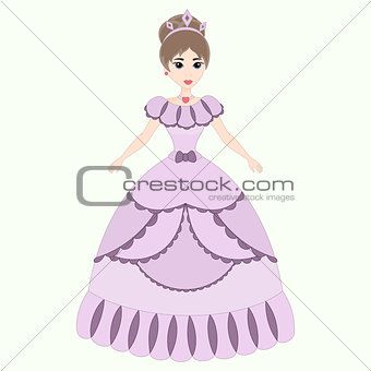 Beautiful princess, girl in ancient dress