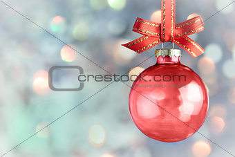 Christmas Decoration - Beautiful bokeh bauble background