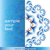 blue abstract vector background