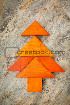 tangram Christmas tree