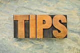 tips word in wood type