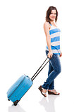 Woman ready for travel