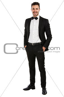 Man with a tuxedo