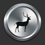 Icon on Metallic Button Collection