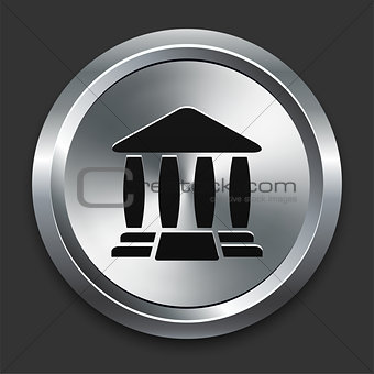 Justice Icon on Metallic Button Collection