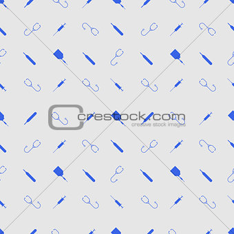 Vector background for medical tools