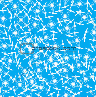 Vector background for quadrocopter