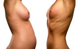 Female body during and after pregnancy