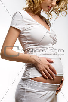 Pregnant young woman