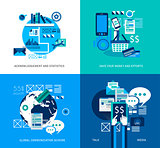 Flat Style UI Icons to use for your business project,