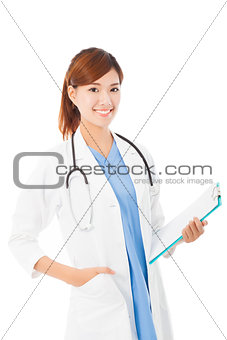 full length young smiling professional Doctor