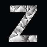 crystal letter  Z